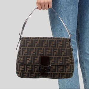 Authentic Fendi Zucca Mama Baguette